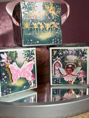 Custom Mini Treat Boxes with Ribbon Handle — Set of 12