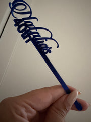 Assorted Custom Acrylic Drink Stirrers — Set of 12
