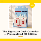 The Signature Desk Calendar — The Favored Atelier listing card
