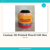 Custom 3D Printed Pencil Gift Box