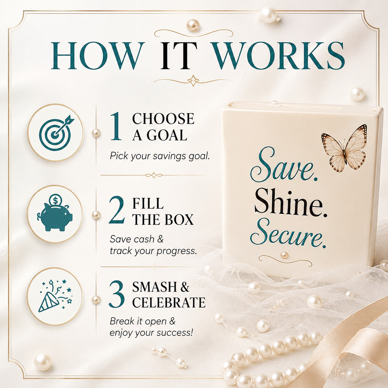Personalized Savings Smash Box