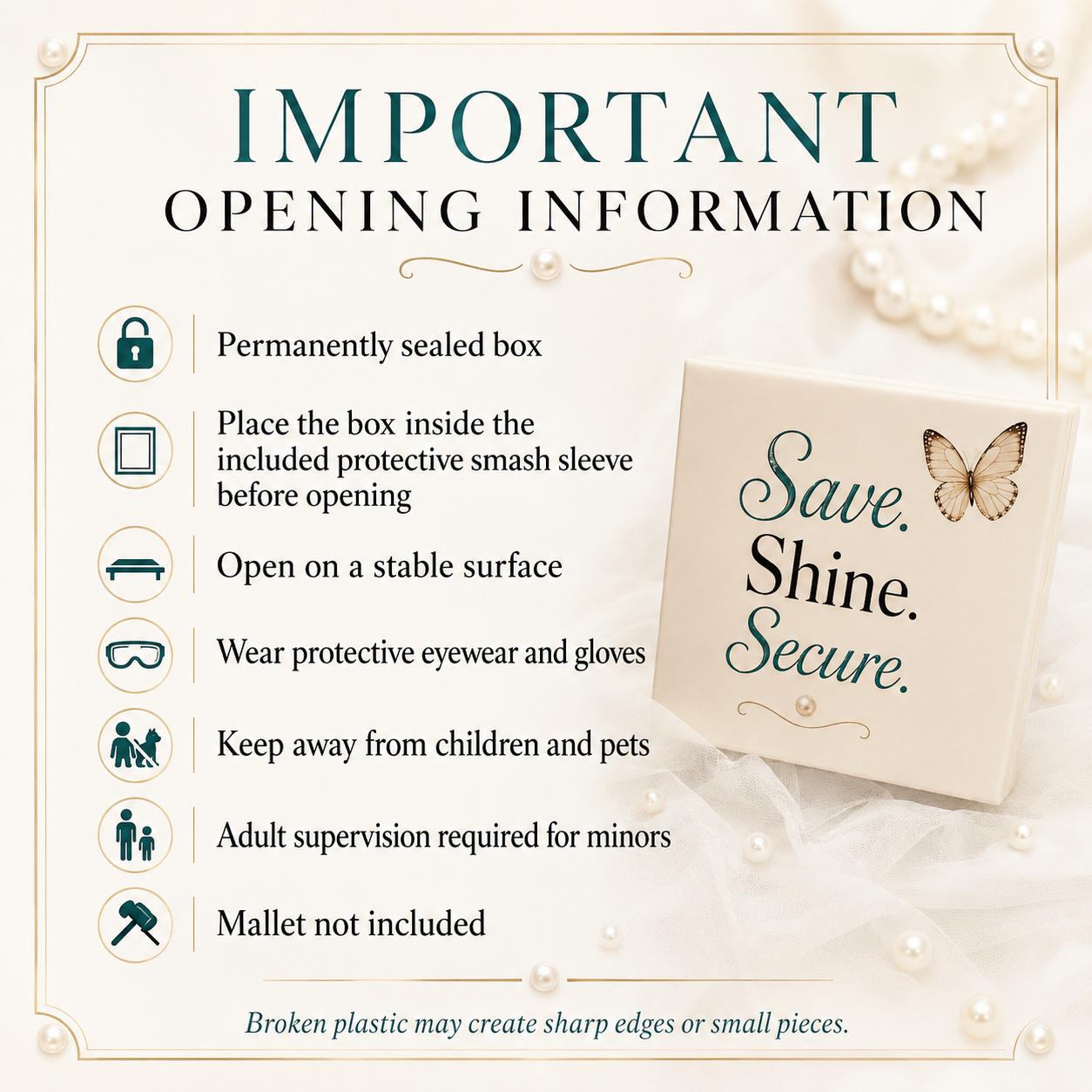 Personalized Savings Smash Box