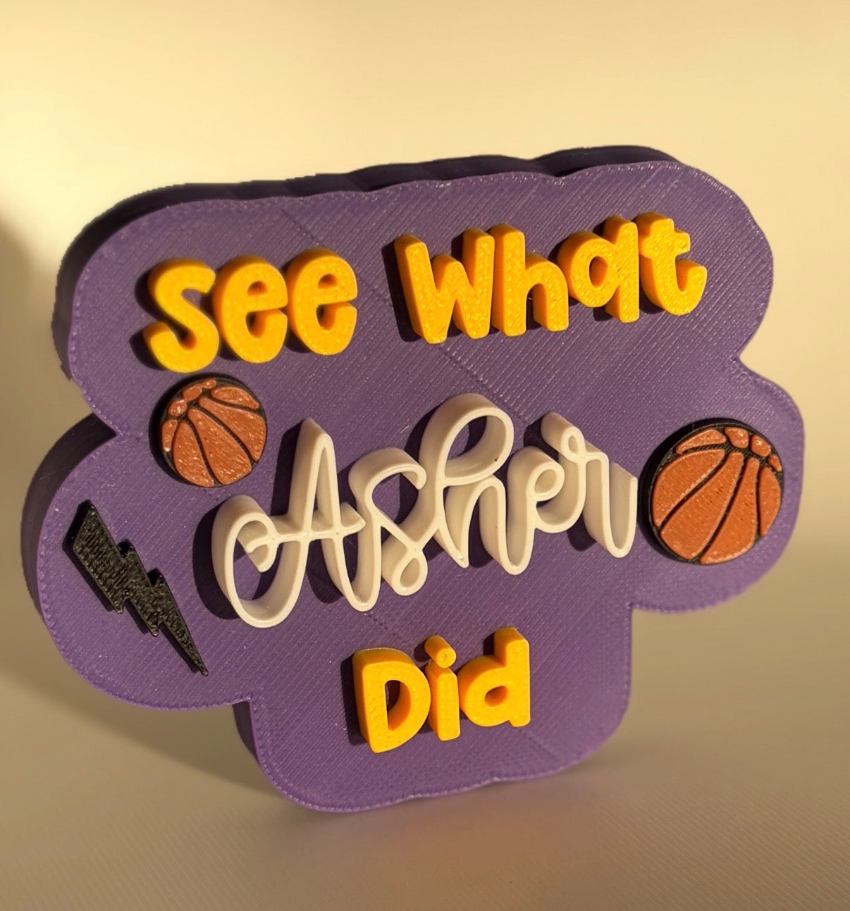 "See What ___ Did" Custom Magnet