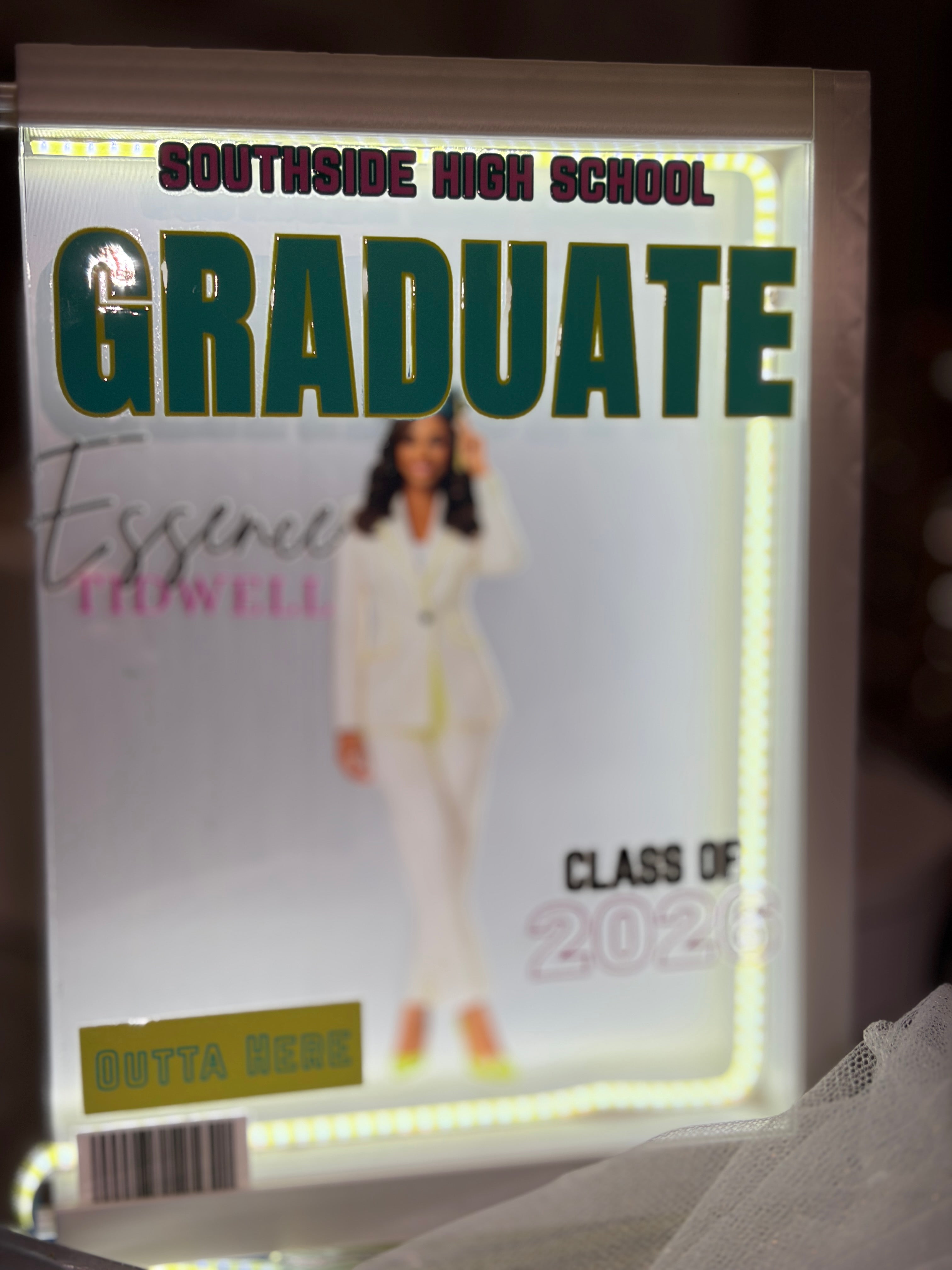 Custom 5x7 Magazine Style Photo Box