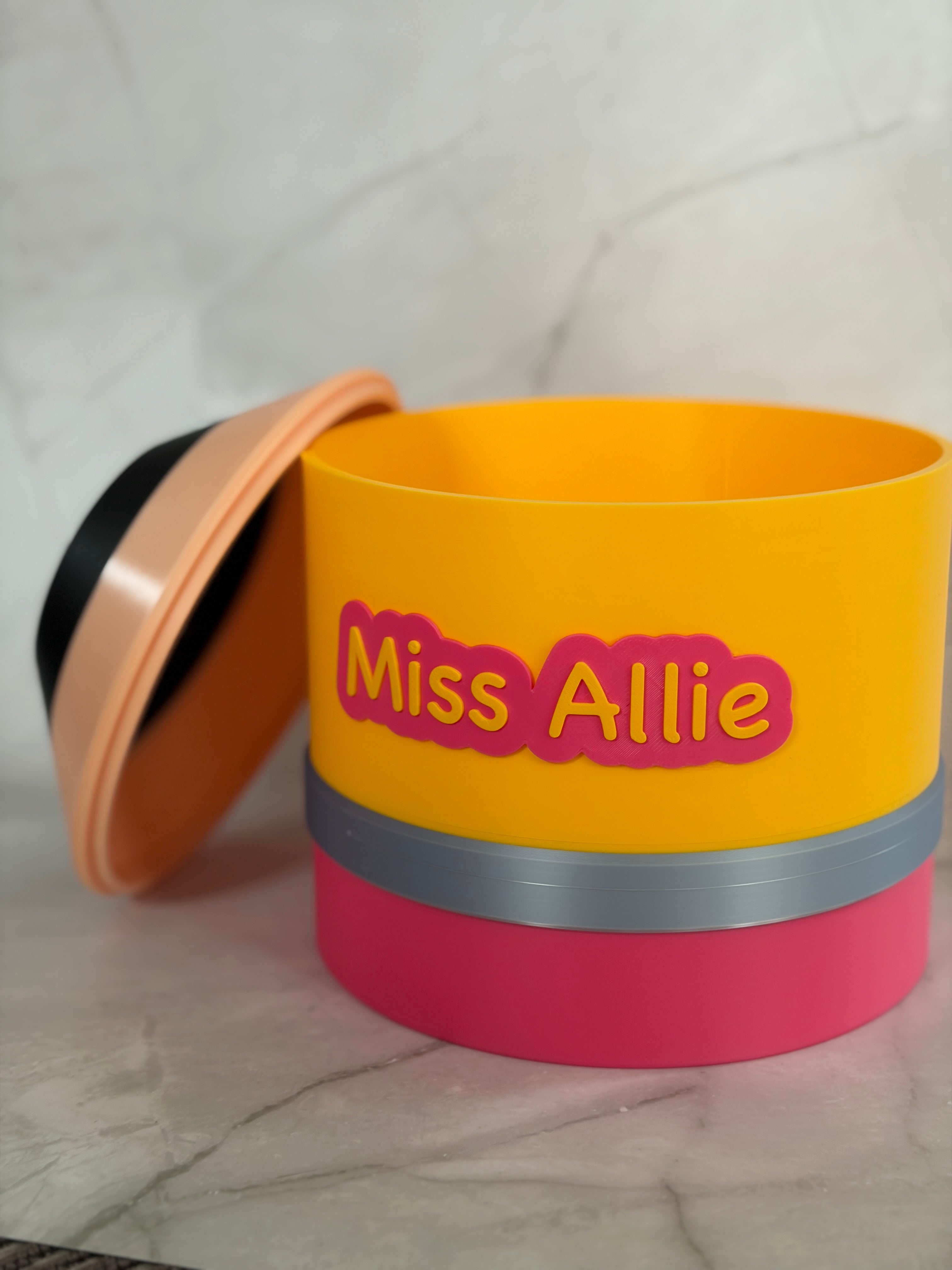 Custom 3D Printed Pencil Gift Box
