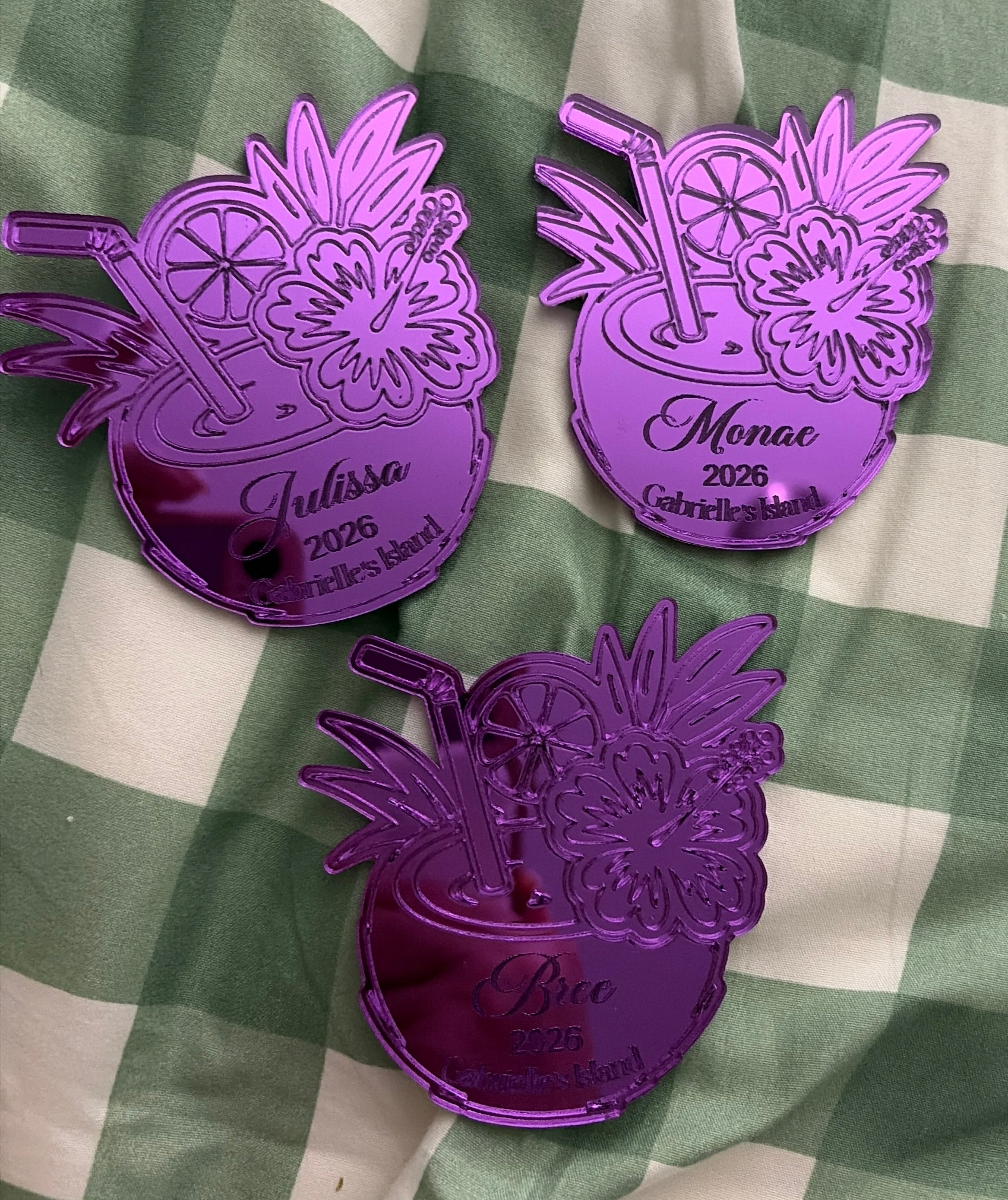 Custom Acrylic Name Placecards
