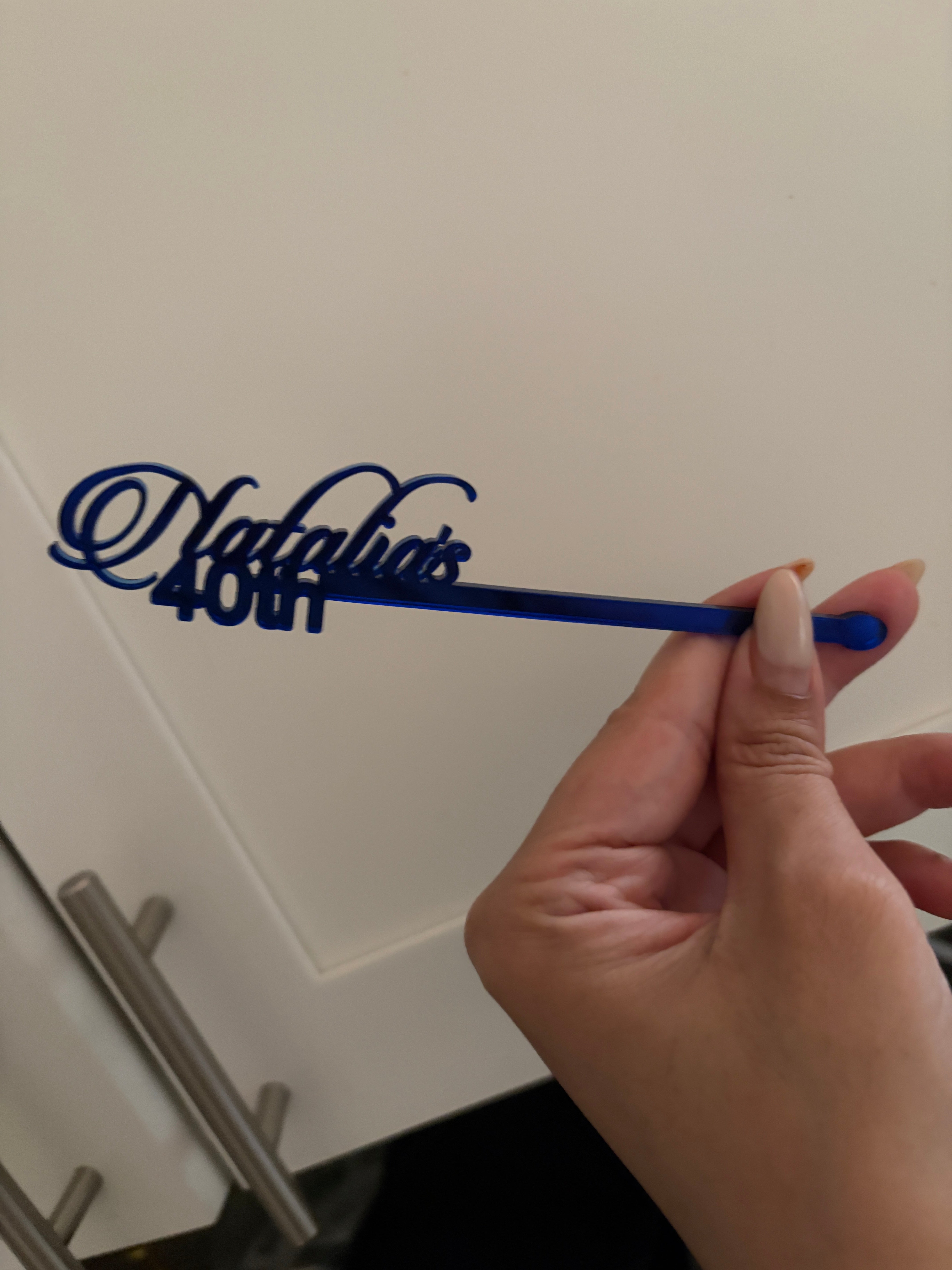 Assorted Custom Acrylic Drink Stirrers — Set of 12