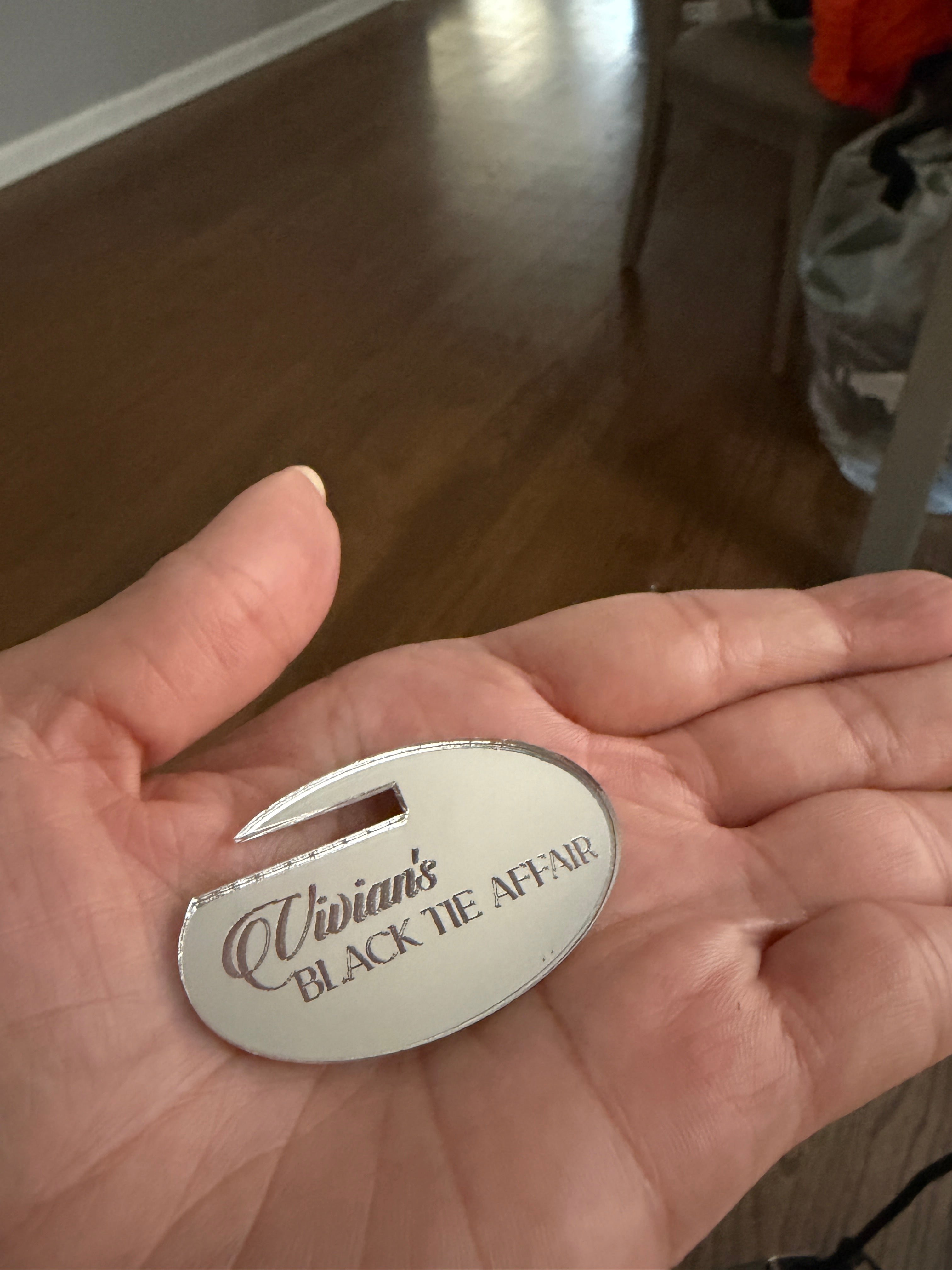 Customized Acrylic Drink Charms — Set of 12
