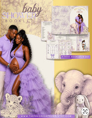 Custom Baby Shower Booklet — Set of 12