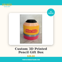 Custom 3D Printed Pencil Gift Box
