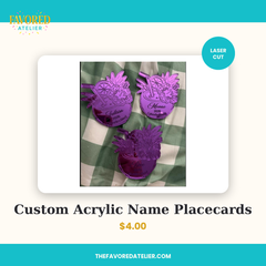 Custom Acrylic Name Placecards