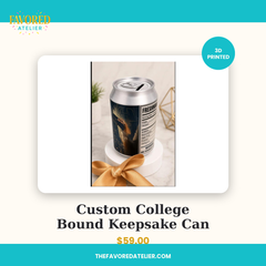 Custom College Bound Keepsake Can
