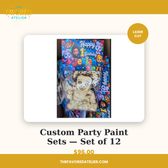 Custom Party Paint Sets — Set of 12