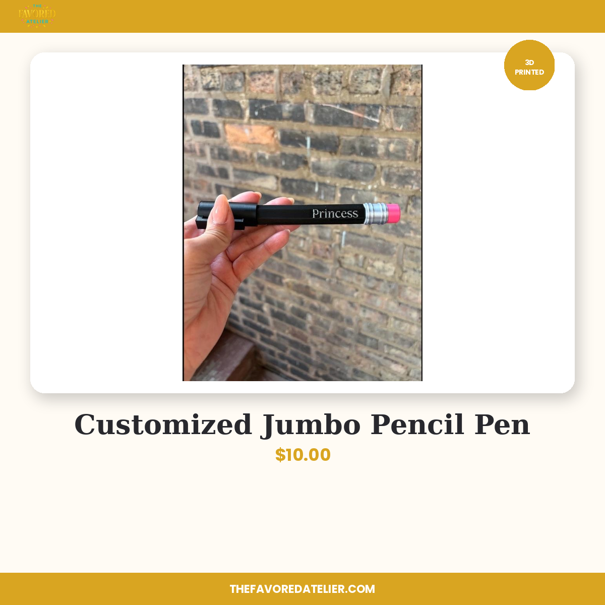 Customized Jumbo Pencil Pen